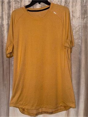 Lululemon Drysense Short Sleeve Shirt Orange Sand